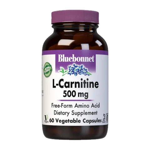 Bluebonnet - L-Carnitine 500 mg - 60 Veg Capsules
