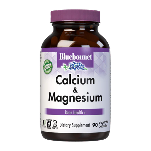 Bluebonnet - Calcium Plus Magnesium - 90 Veg Capsules