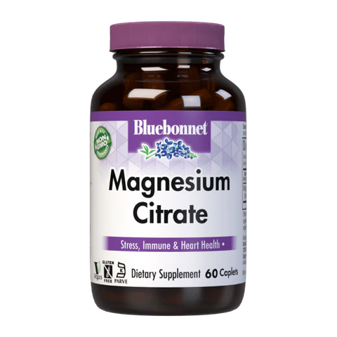 Bluebonnet - Magnesium Citrate Chelated - 60 Capsules