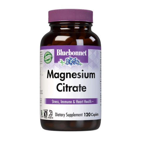 Bluebonnet - Magnesium Citrate - 120 Capsules