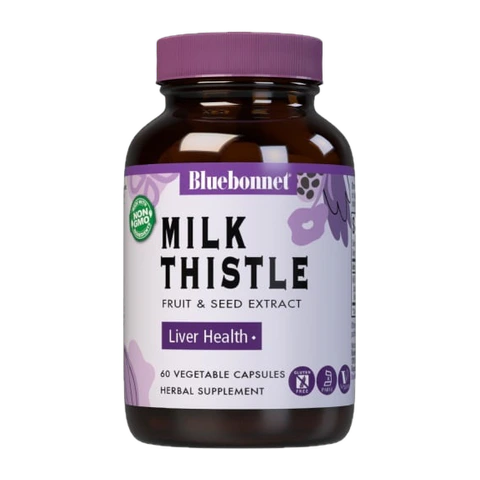 Bluebonnet - Milk Thistle Fruit & Seed Extract - 60 Veg Capsules