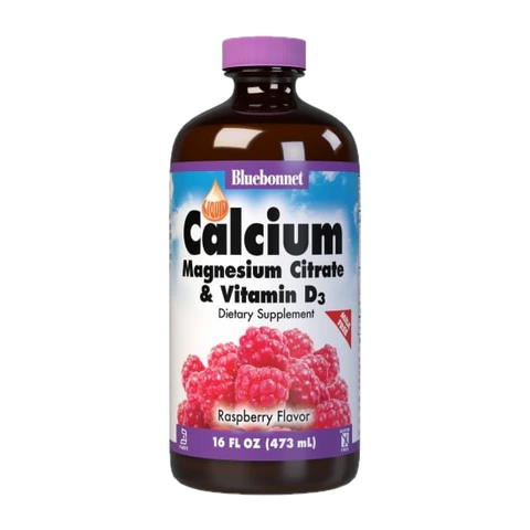 Bluebonnet - Raspberry Calcium Magnesium Liq - 16 oz