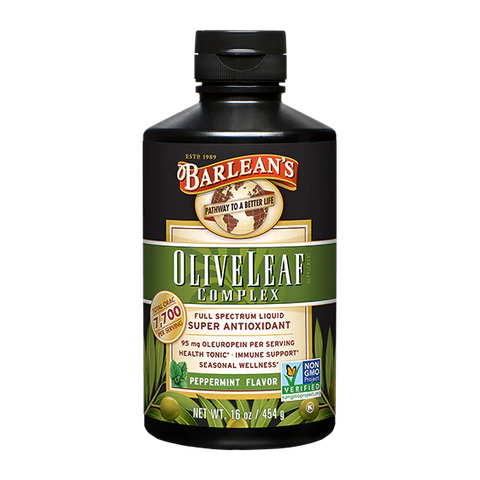 Barleans - Olive Leaf Complex Peppermint - 16 oz