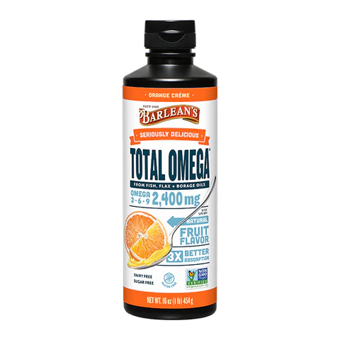 Barleans - Total Omega Swirl Orange - 16 oz