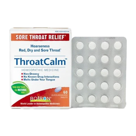 Boiron - Throat Calm - 60 Tablets