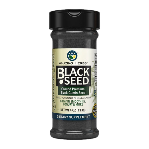 Amazing Herbs - Black Seed Black Cumin Seed - Ground - 4 oz