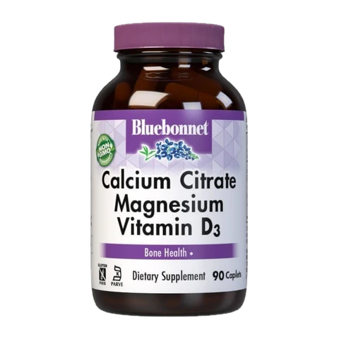 Bluebonnet - Calcium Citrate Magnesium Plus Vitamin D3 - 90 Capsules