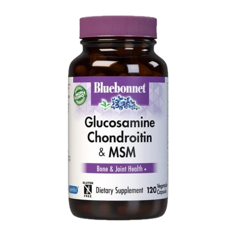 Bluebonnet - Glucosamine Chondroitin MSM - 120 Capsules