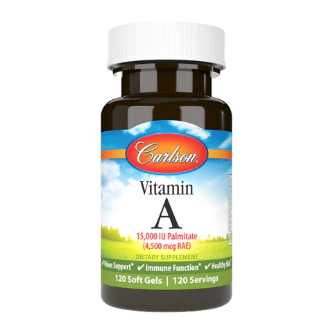 Carlson - Vitamin A 15,000 IU Palmitate - 120 Softgels