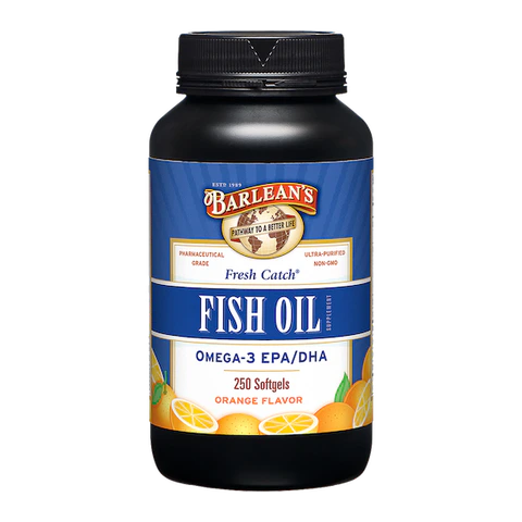 Barleans - Fresh Catch Fish Oil Softgels Orange - 250 Softgels