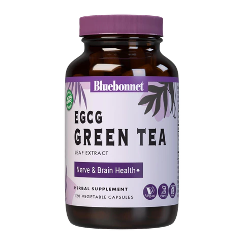 Bluebonnet - Green Tea Leaf Extract - 120 Veg Capsules