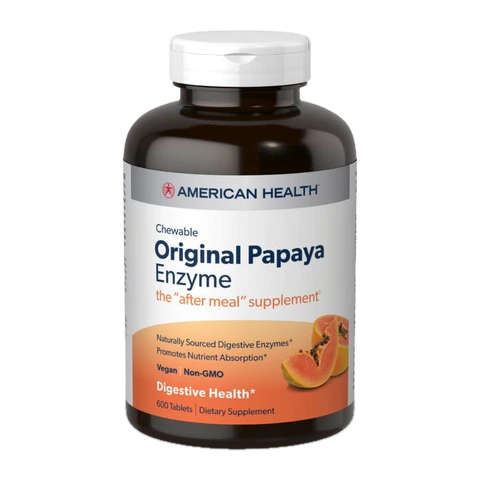American Health - Original Papaya Enzyme Chewable Tablets - 600 Tablets