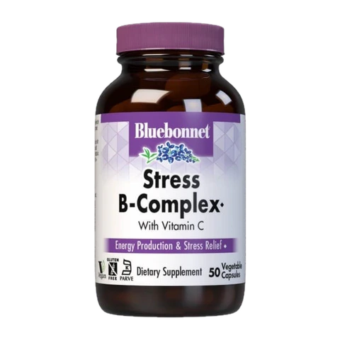 Bluebonnet - Stress B-Complex - 50 Veg Capsules