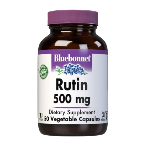 Bluebonnet - Rutin 500 mg - 50 Veg Capsules