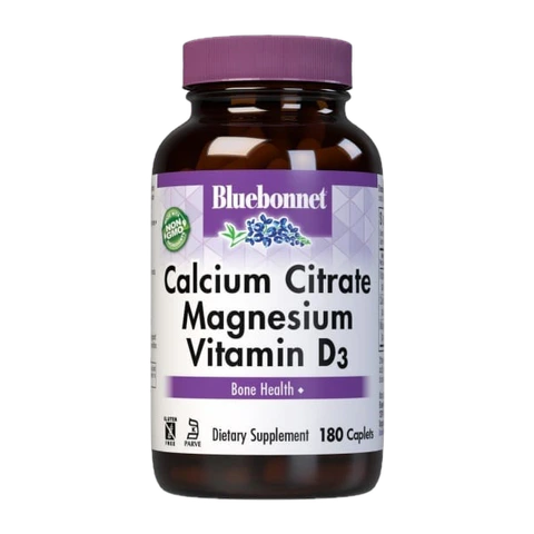 Bluebonnet - Calcium Citrate Plus Vitamin D3 - 180 Capsules