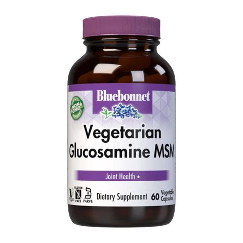 Bluebonnet - Veg Glucosamine MSM - 60 Veg Capsules