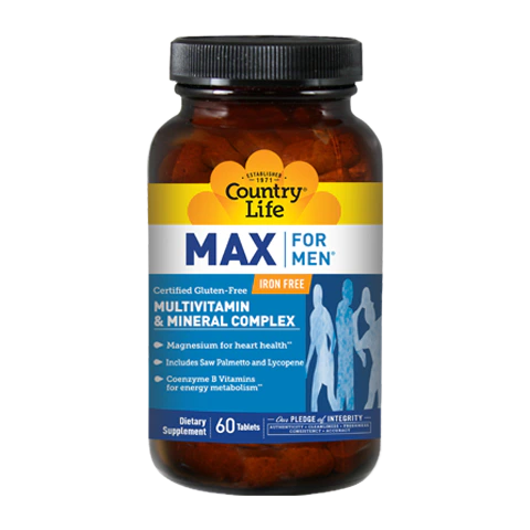 Country Life - Max For Men Multivitamin and Mineral - 60 Tablets