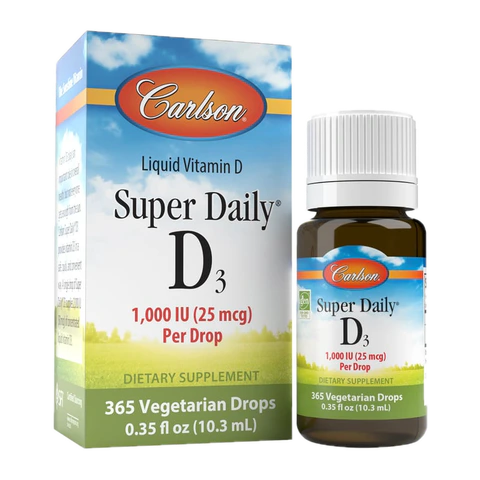 Carlson - Super Daily D3 1,000 IU - 10.3 ml