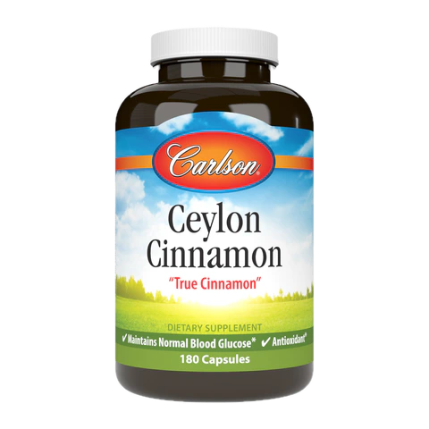 Carlson - Ceylon Cinnamon - 180 Capsules