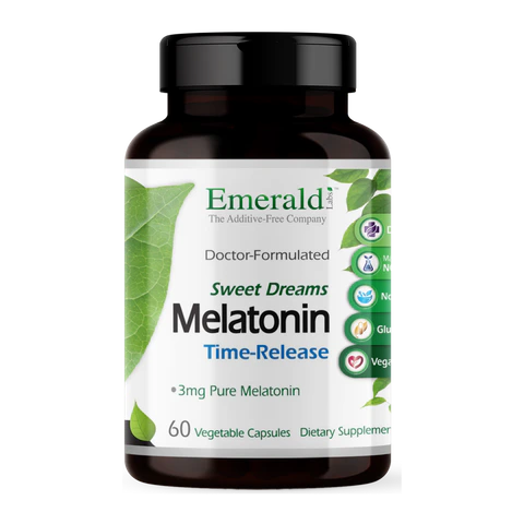 Emerald Labs - Melatonin 3 mg Timed Release - 60 Veg Capsules