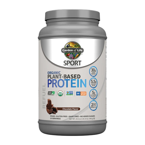 Garden of Life - Sport Organic Plant Based Protein Chocolate - 840 g
