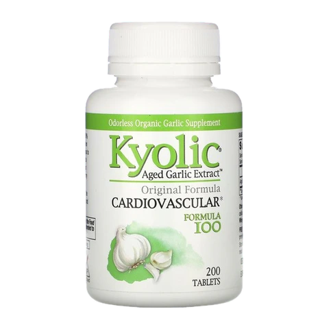 Kyolic - Aged Garlic Extract Hi-Po Formula 100 - 200 Tablets