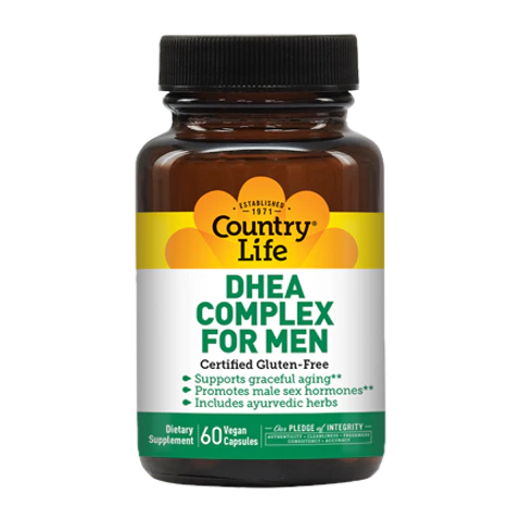 Country Life - Dhea Complex For Men - 60 Veg Capsules
