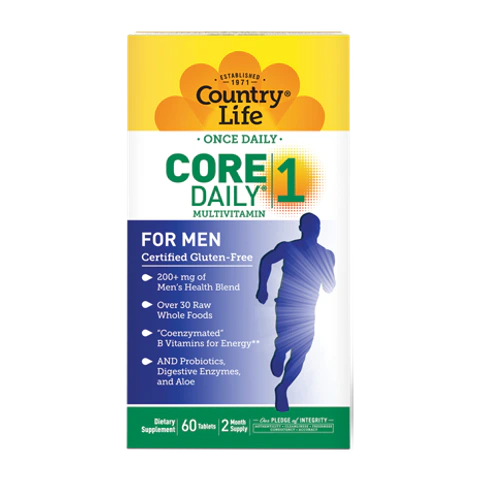 Country Life - Core Daily 1 For Men - 60 Tablets