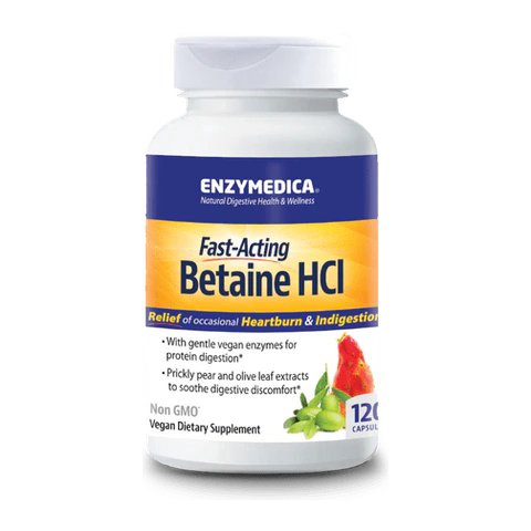 Enzymedica - Betaine HCL - 120 Capsules