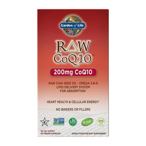 Garden of Life - Raw CoQ10 - 60 Capsules
