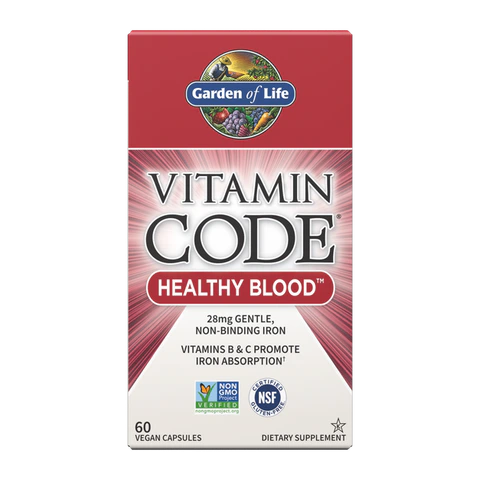 Garden of Life - Vitamin Code Healthy Blood - 60 Capsules
