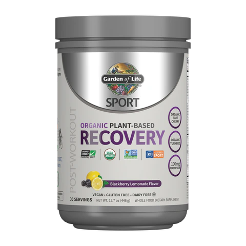 Garden of Life - Sport Organic Plant-Based Recovery Blackberry Lemonade - 15.7 oz