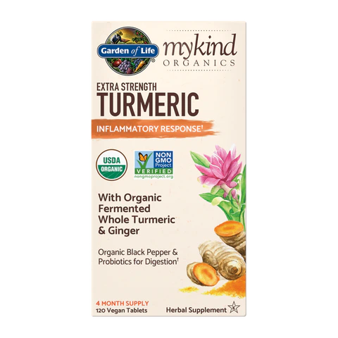 Garden of Life - Mykind Organics Turmeric Extra Strength - 120 Tablets
