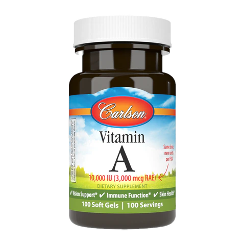 Carlson - Vitamin A 10,000 IU - 100 Softgels