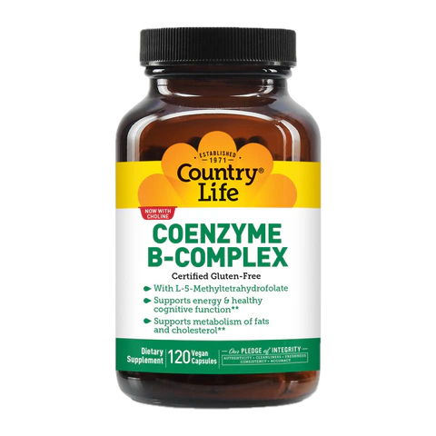 Country Life - Coenzyme B Complex Caps - 120 Tablets