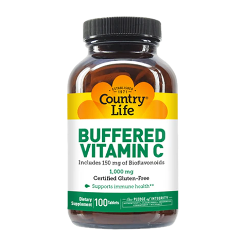 Country Life - Buffered Vitamin C 1000 mg - 100 Tablets