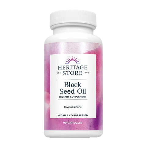 Heritage Store - Black Seed Oil 650 mg - 90 Capsules