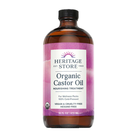 Heritage Store - Organic Castor Oil - 16 fl oz