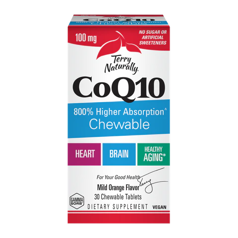 Terry Naturally - Chewable CoQ10 Orange - 30 Chewables