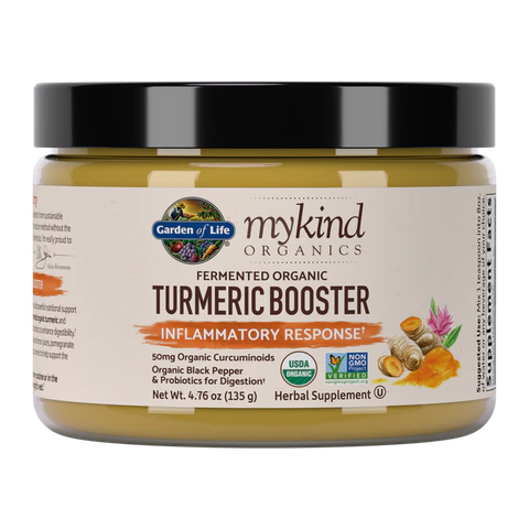 Garden of Life - Fermented Organic Turmeric Booster Powder - 4.76 oz
