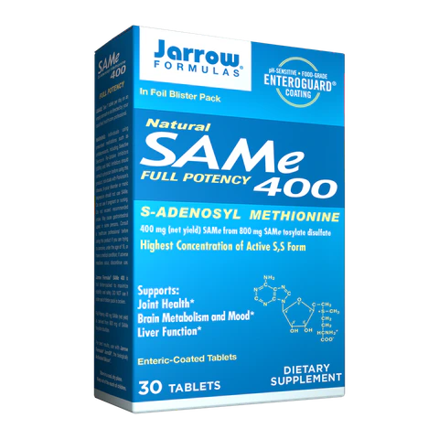 Jarrow - Natural Sam-E S-Adenosyl-L-Methionine 400 - 30 Tablets