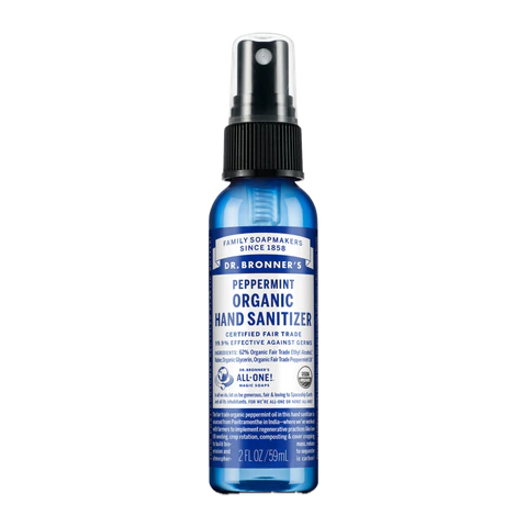 Dr Bronners - Peppermint Hand Sanitizer - 2oz.
