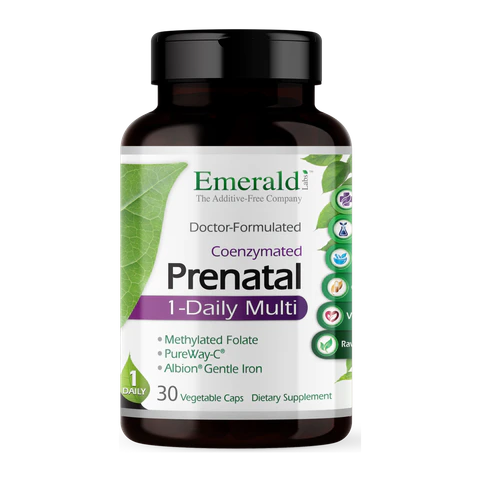 Emerald Labs - Prenatal 1 Daily Multivitamin - 30 Veg Capsules