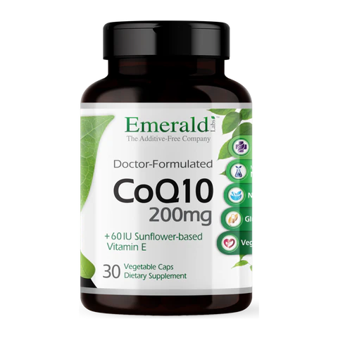 Emerald Labs - Coq10 200 mg With Vitamin E - 30 Capsules