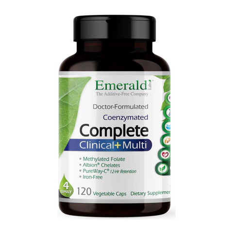 Emerald Labs - Complete Premium Multivitamin 4 Daily - 120 Veg Capsules