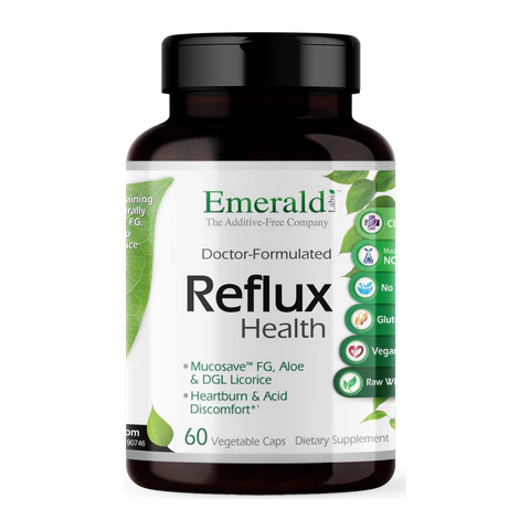 Emerald Labs - Reflux Health - 60 Veg Capsules