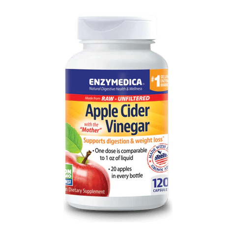 Enzymedica - Apple Cider Vinegar Caps - 120 Capsules