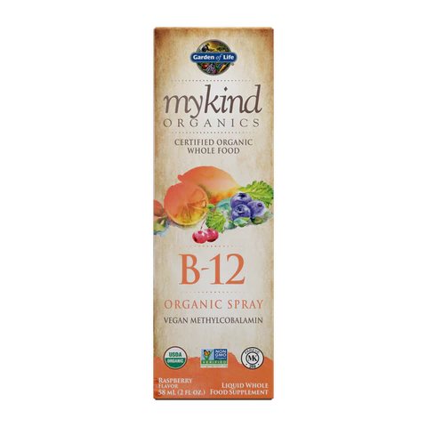 Garden of Life - Mykind Organics B-12 Organic Spray Raspberry - 2 oz