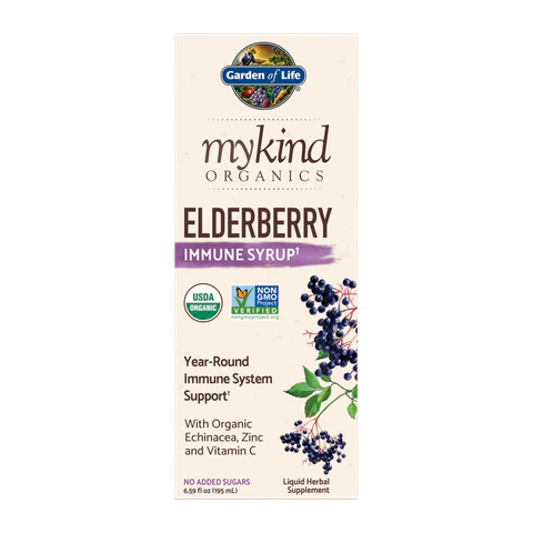 Garden of Life - Mykind Organics Elderberry Syrup - 6.59 oz