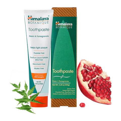 Himalaya - Botanique Toothpaste Neem Pomegranate Fluoride Free - 150 grams